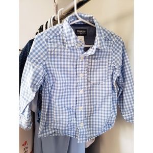 Toddler Checkered Long Sleeve Shirt